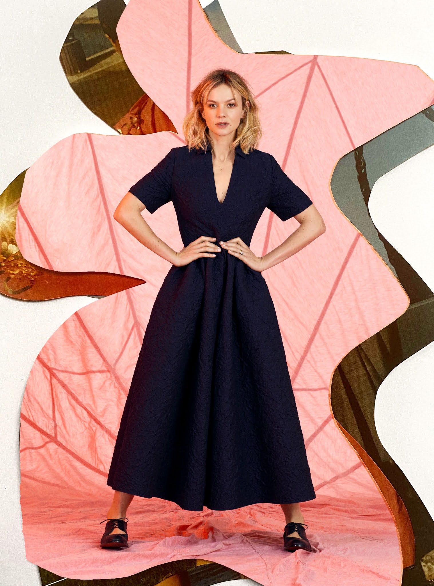 Carey Mulligan in Harper's Bazaar UK March 2021 by Quentin Jones
