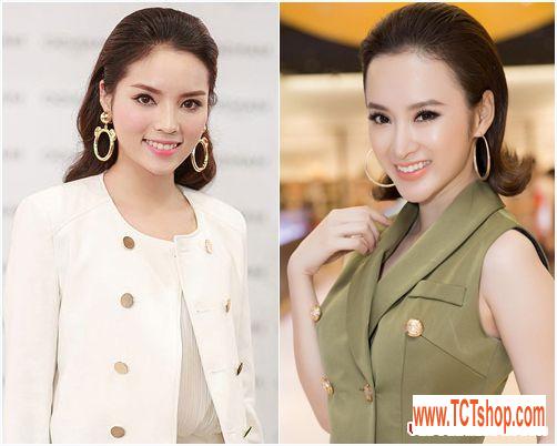 Kỳ Duyên mất điểm khi ‘đụng’ kiểu tóc với các người đẹp Việt Kỳ Duyên mất điểm khi ‘đụng’ kiểu tóc với các người đẹp Việt