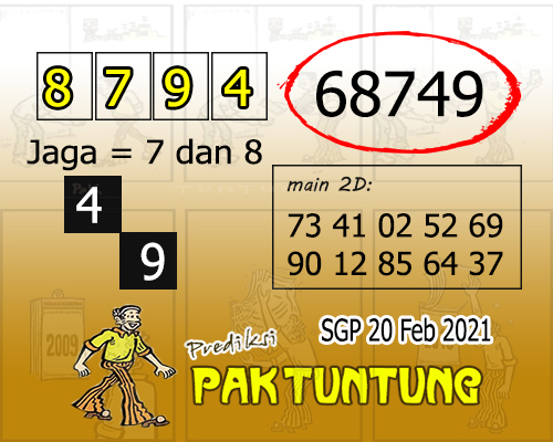 Prediksi Togel Sgp Sabtu 20 Februari 2021 Bocoran Sgp Prediksi Jp