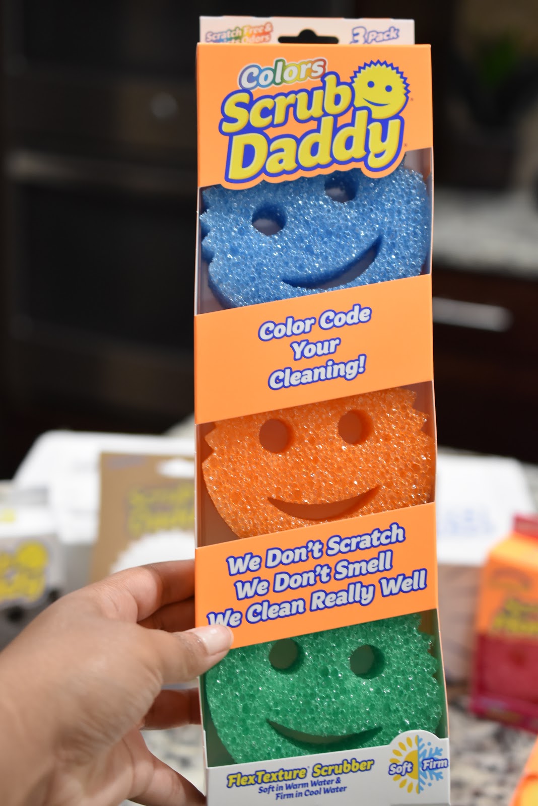 Deeply Clean StuckOn Messes with Scrub Daddy and Mommy Scrubber Sponges