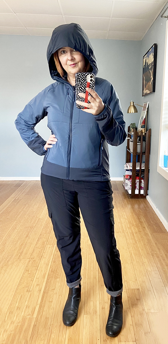 Looks Good from the Back: Outfit and Review: Athleta Lined Chelsea