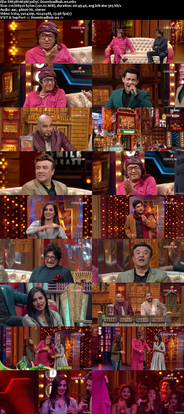 Entertainment Ki Raat 30 December 2017 Episode 13 HDTV 480p