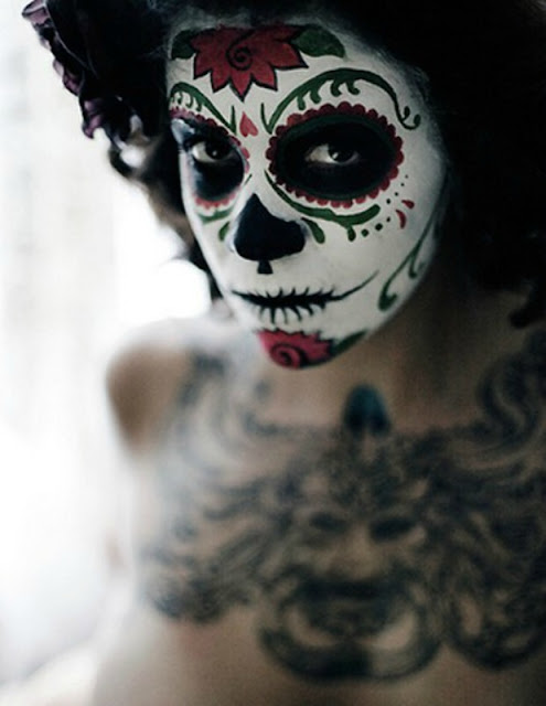 BEAUTY: Dia de los Muertos Skull Makeup