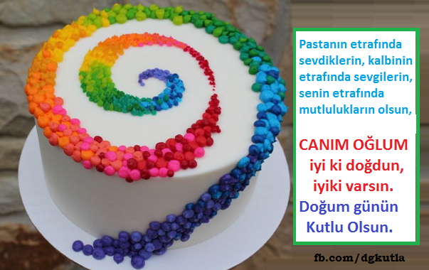 Oğluna resimli doğum günü kutlama mesajı
