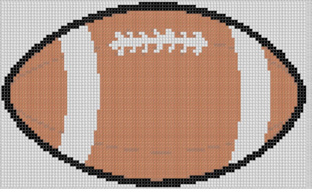 Mother Bee Designs FREE Football 2 Cross Stitch Pattern mother-bee-designs-free-football-2-cross-stitch-pattern