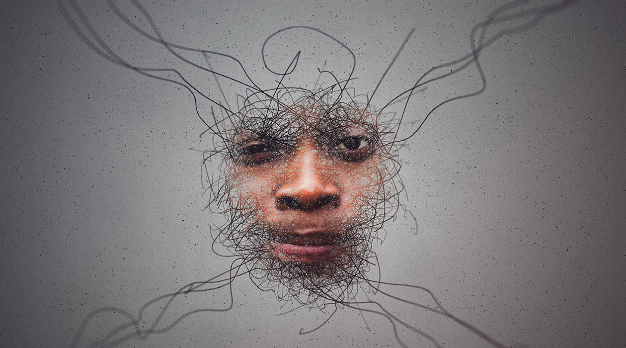 Chaotic Lines Photo Effect - Photoshop Tutorial | dR Design Resources