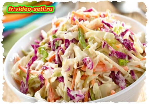 Coleslaw à la coriandre Coleslaw à la coriandre