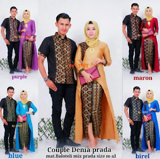 Model Baju Batik Couple Ukuran Besar