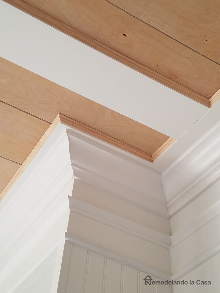 how to install a flat coffered ceiling