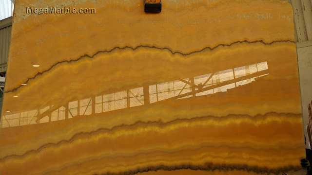 Yellow Onyx Marble Translucent Backlit Slab