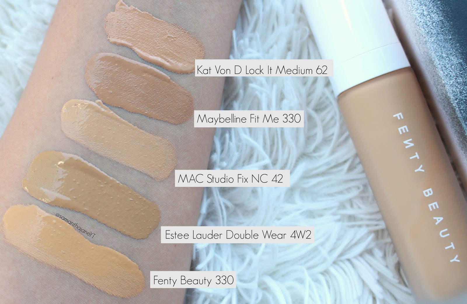 Fenty Foundation Shade Chart