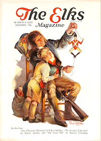 Cover by Paul Stahr for The Elks magazine 1926 December