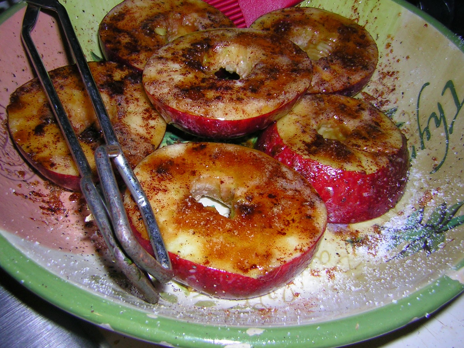 *Terra Garden* Apples on our Foreman Grill