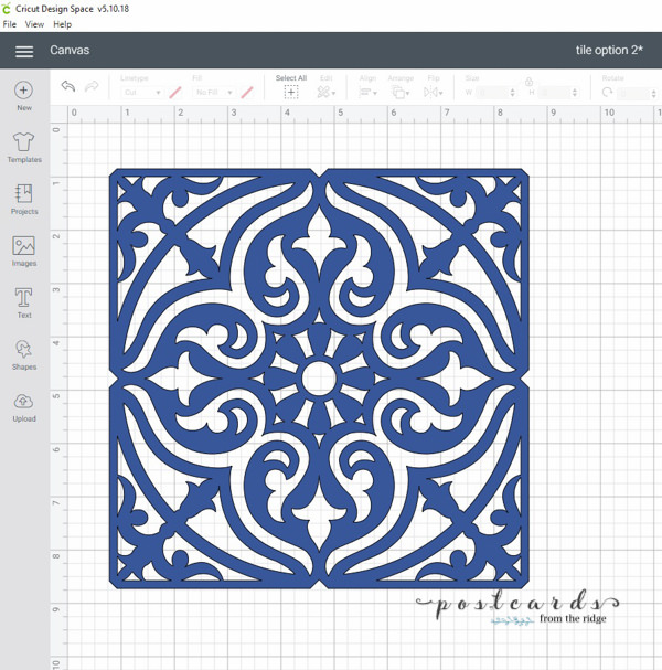 How to Use a Cricut to Make a Custom Stencil for Your Floor Postcards