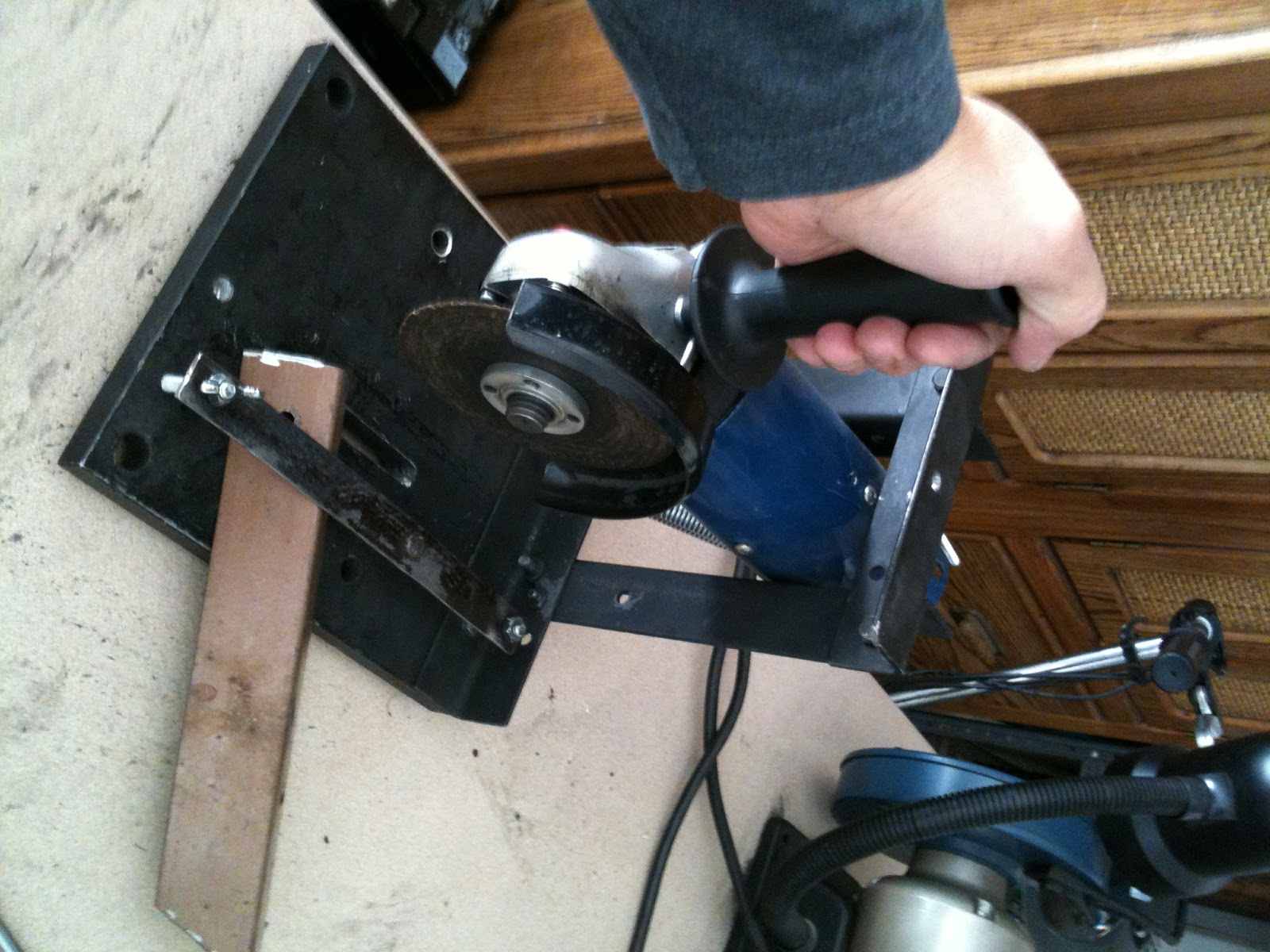 Practically Home Built Angle Grinder Stand