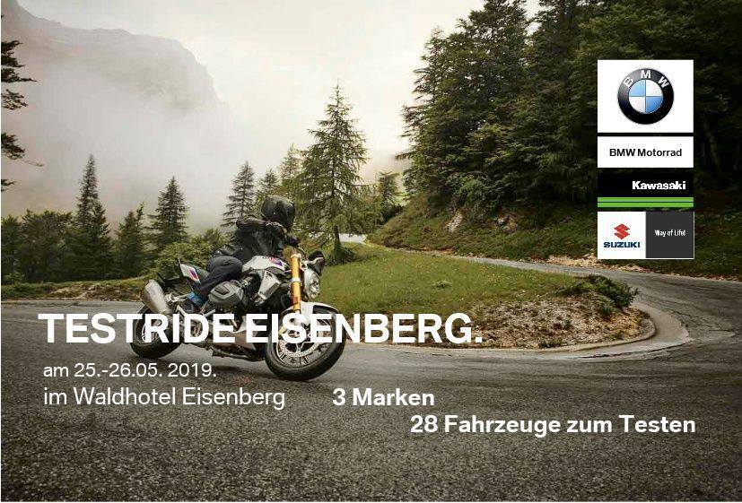 Motorrad Tourenfahrer De Testride Event Eisenberg 2019