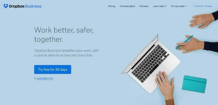 Dropbox business Cloud Storage Services