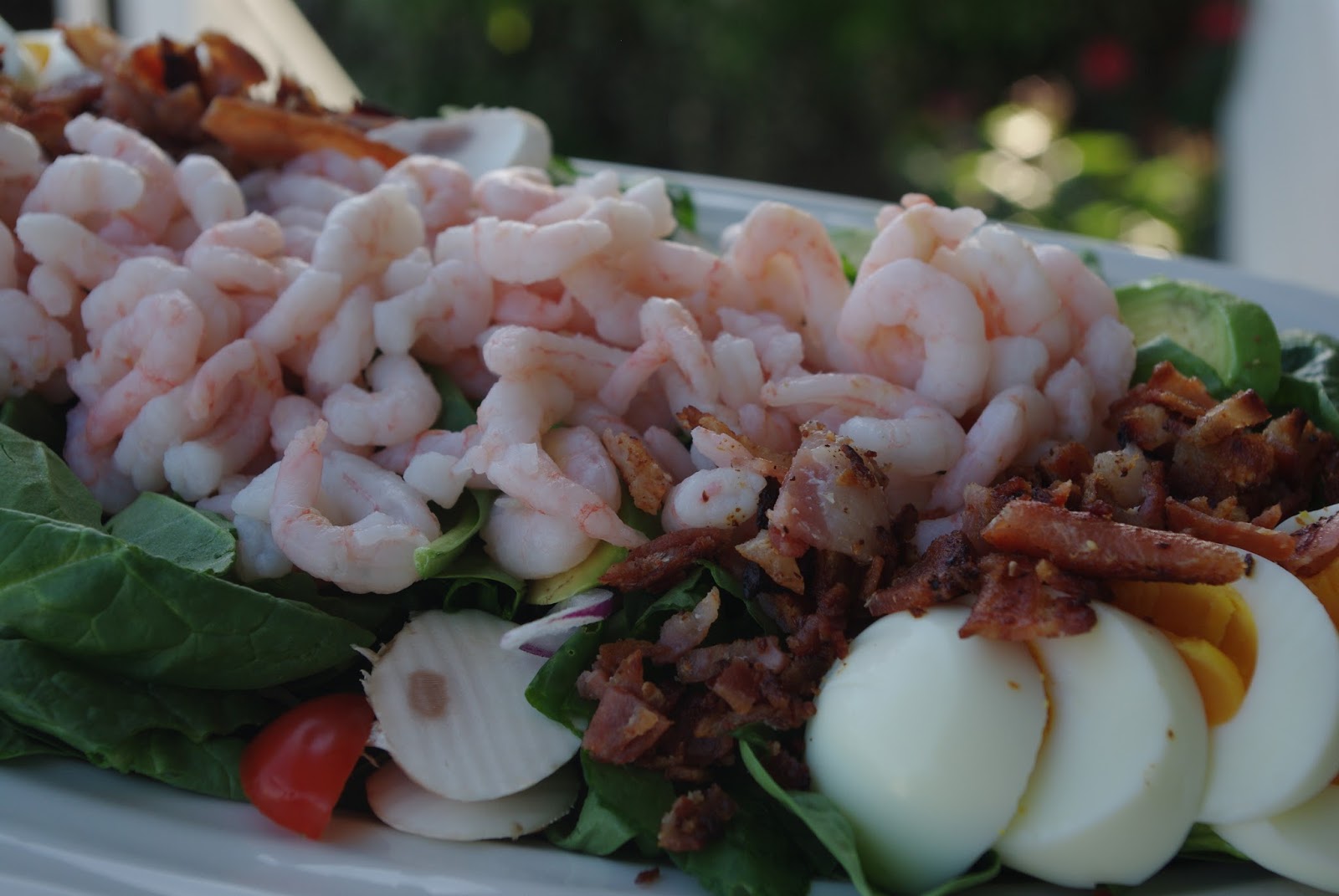 Mennonite Girls Can Cook Shrimp Salad with Blue Cheese Dressing