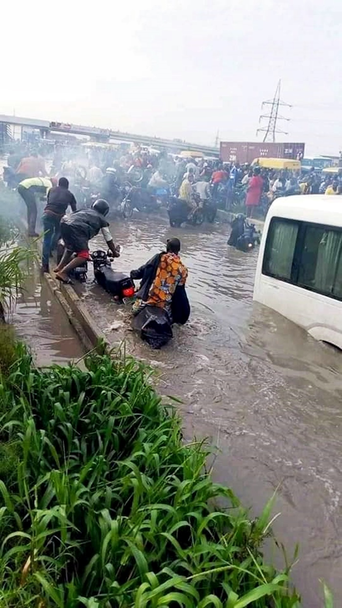 The Sorry State of The LagosBadagry Expressway This Morning Photos