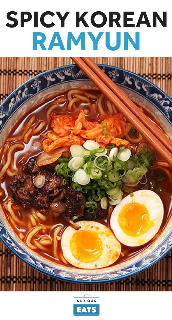 Homemade Shin CupStyle Spicy Korean Ramyun Beef Noodle Soup