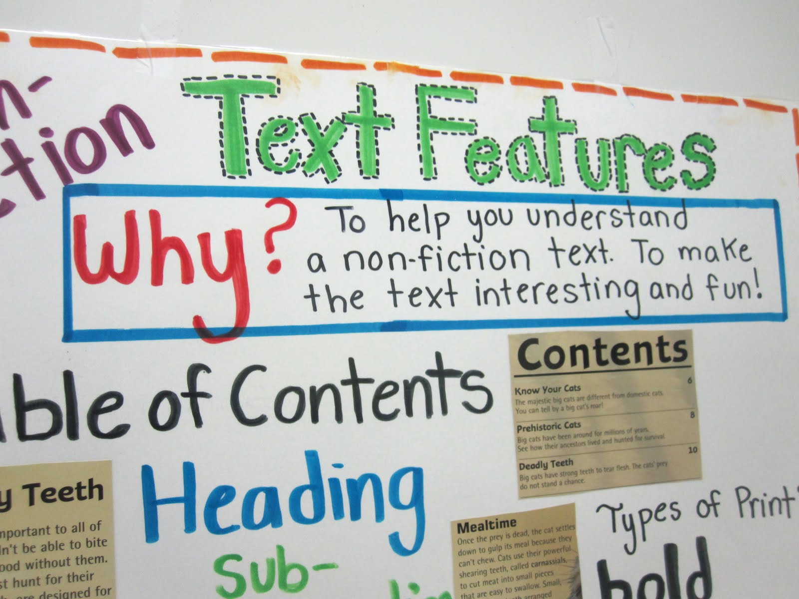 Copy Of Text Features - Lessons - Blendspace In Nonfiction Text Features Worksheet