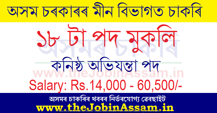 Fishery Department, Assam Recruitment 2020