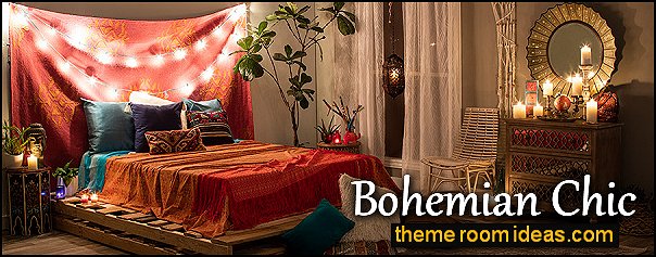 Boho Decor Bohemian Bedding, Hippie Boho Decorating Ideas