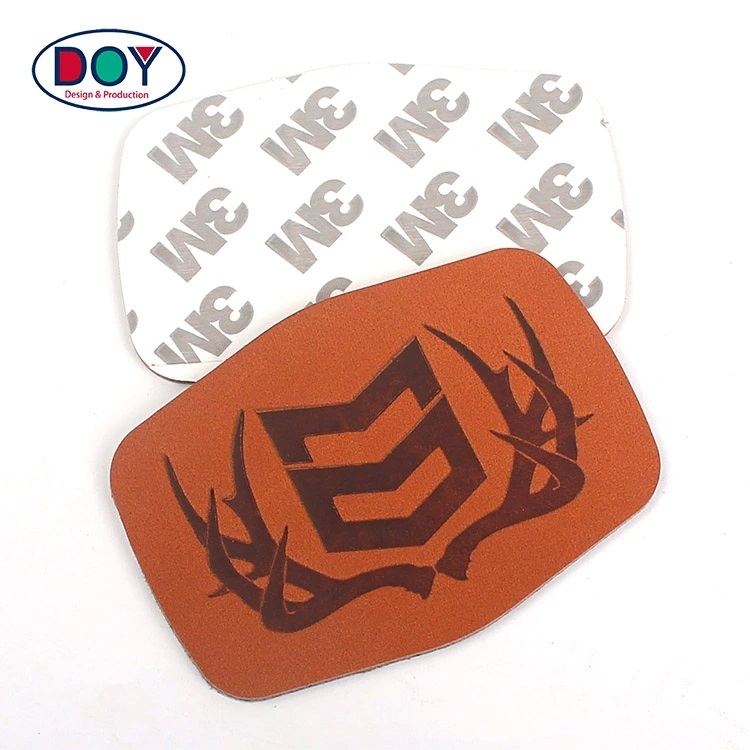 Custom leather patches, leather labels, leather patches for hats,iron