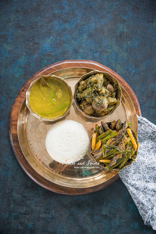 Bengali lunch thali Bengali lunch thali