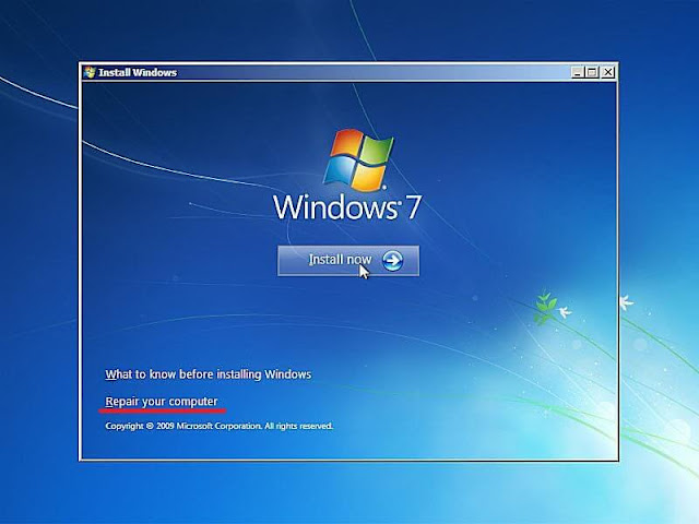 Install Windows 7 di Komputer Install Windows 7 di Komputer