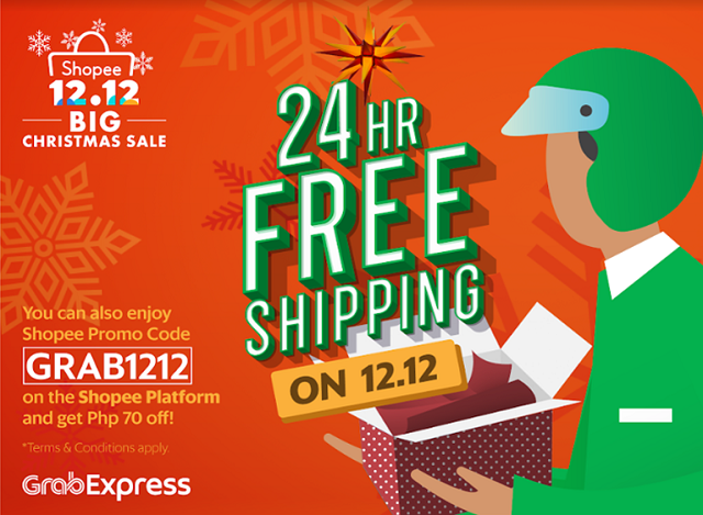 GrabExpress Same-Day-Delivery Shopee 12.12