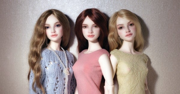 Harace, Vera, Azalea, and Cyan  Doll dress, Bjd dolls girls, Barbie dress