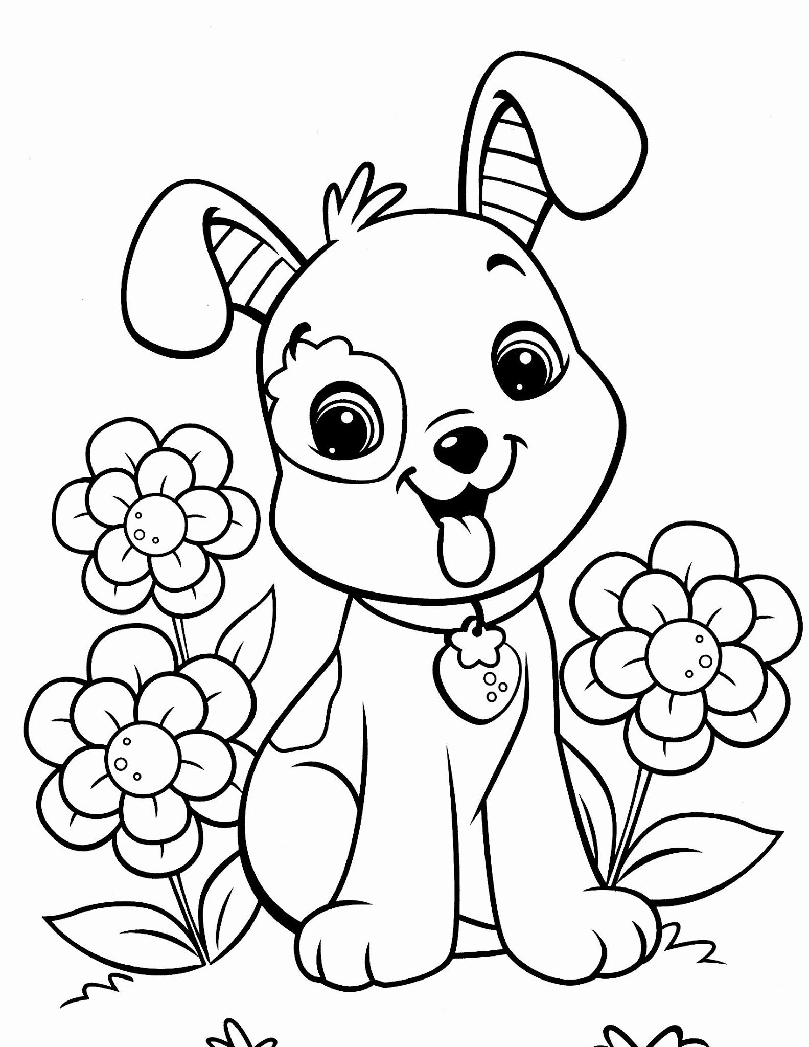 Printable Color Page Coloring Pages