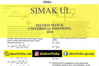 Pembahasan Soal SIMAK UI 2018 - Kemampuan IPA - Fisika – Pdf dan Video