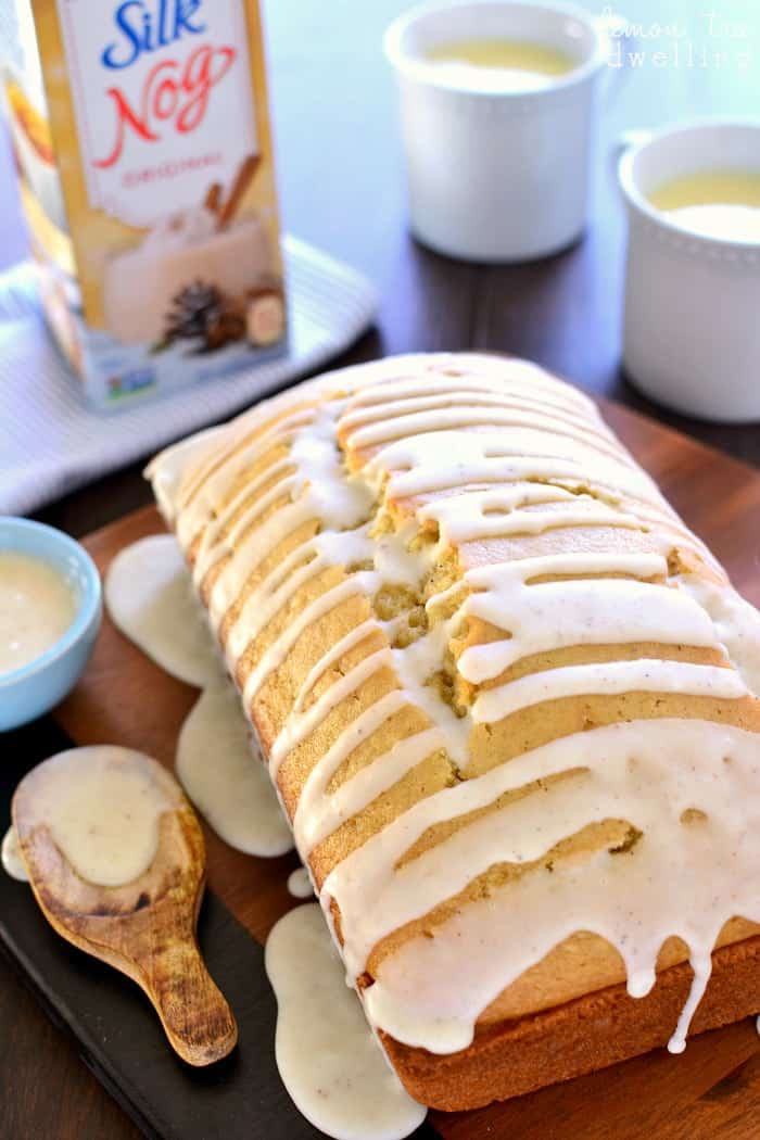 GLAZED EGGNOG BREAD RECIPE Sahara's Cooking