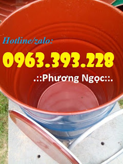 Thùng phuy sắt 220 Lít nắp mở đã qua sử dụng, thùng phuy sắt cũ Z1524001470628_100f01607dafe949a0804c9612321fcf