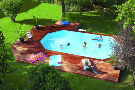 Piscinas en el Jardín