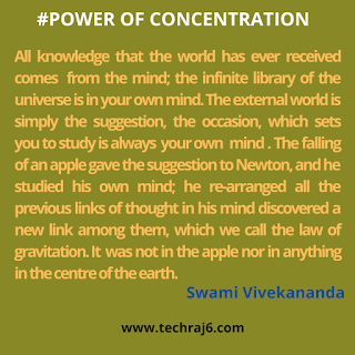 Power Of Concentration Quotes By Swami Vivekananda