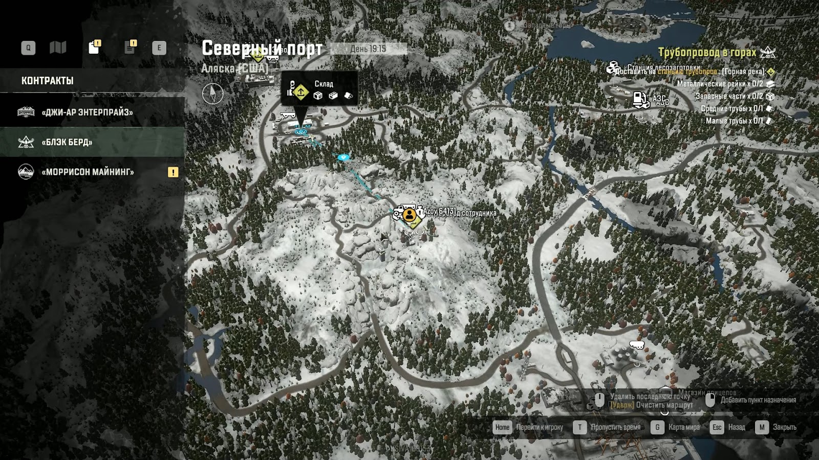 северный порт аляска snowrunner