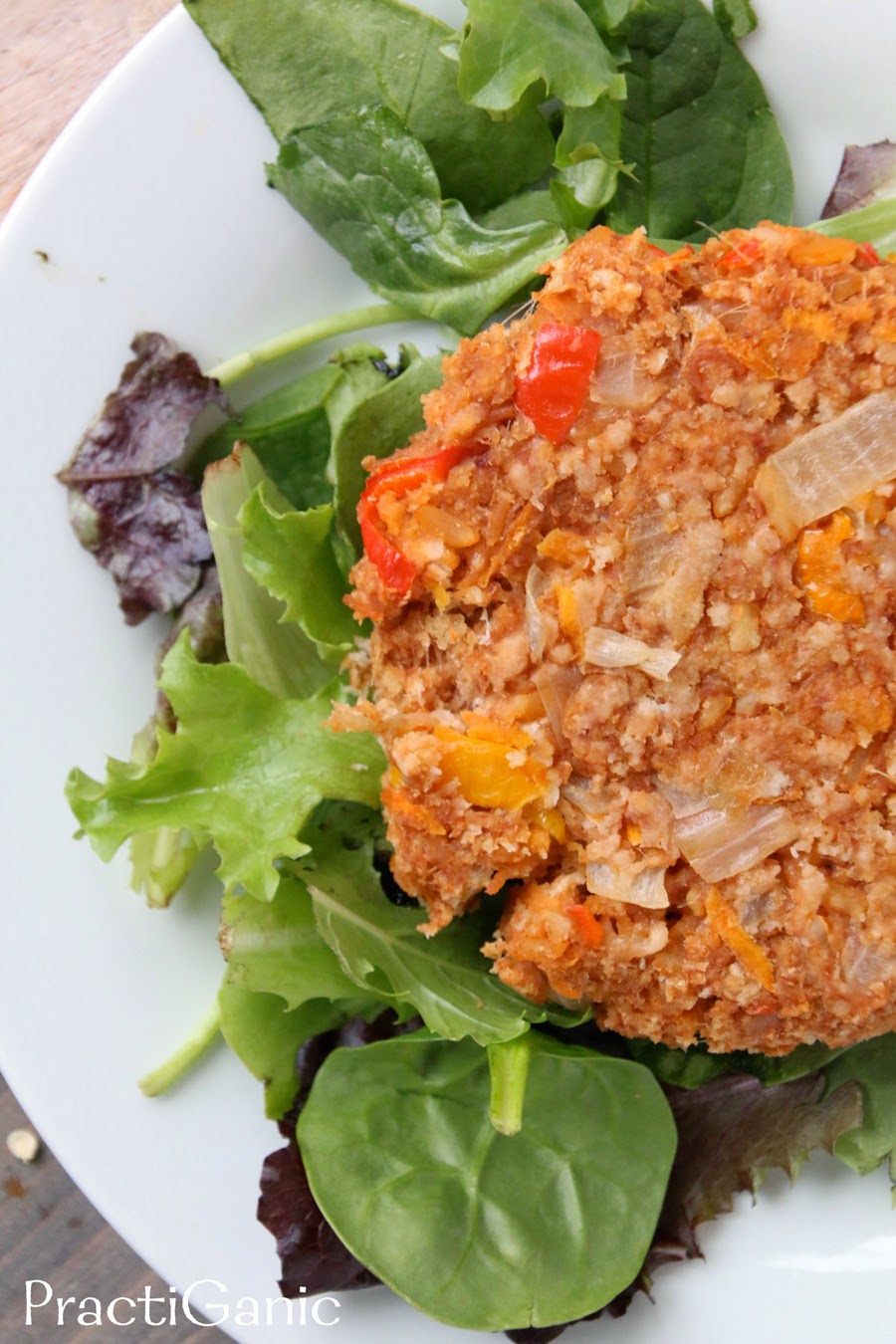 Leftover Refried Beans & Rice Burgers