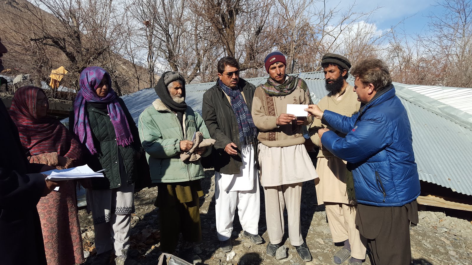 AHF RELIEF AID IN MUJGOL MULKHOW UPPER CHITRAL