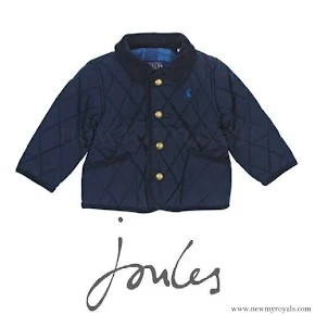 Prince George wore Joules Quilted Navy Jacket