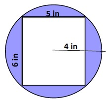 area in math circles in rectangle area in math circles in rectangle