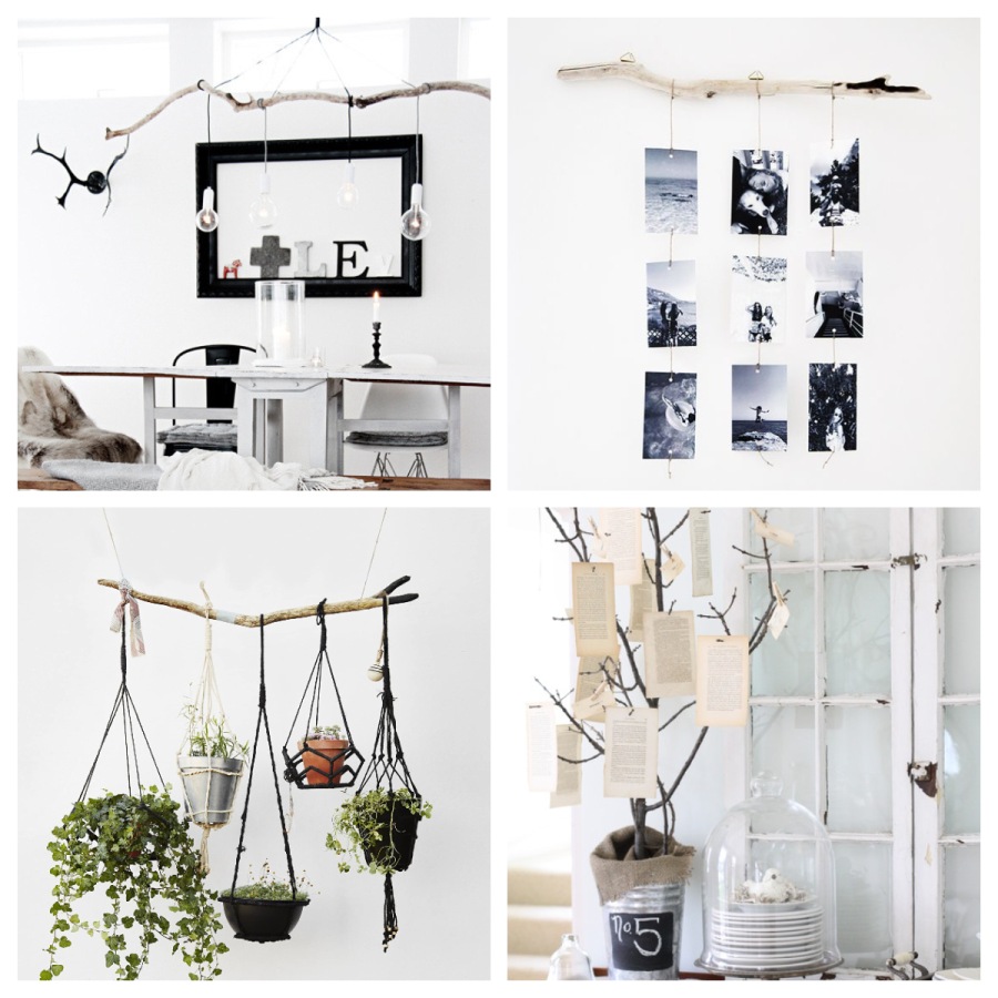 14 decorazioni fai-da-te con i rami che sicuramente vorrai provare a casa  tua