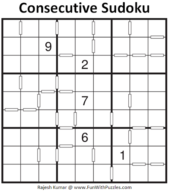 Consecutive Sudoku Puzzle (Fun With Sudoku #316)
