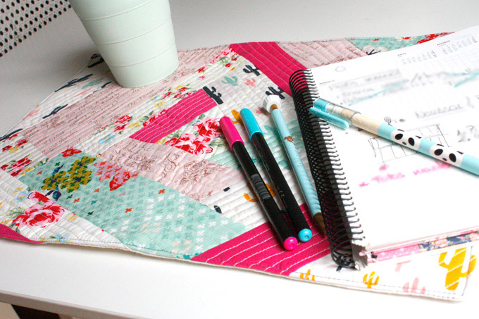 Como hacer un mantel individual en Patchwork con la técnica Quilt as you go