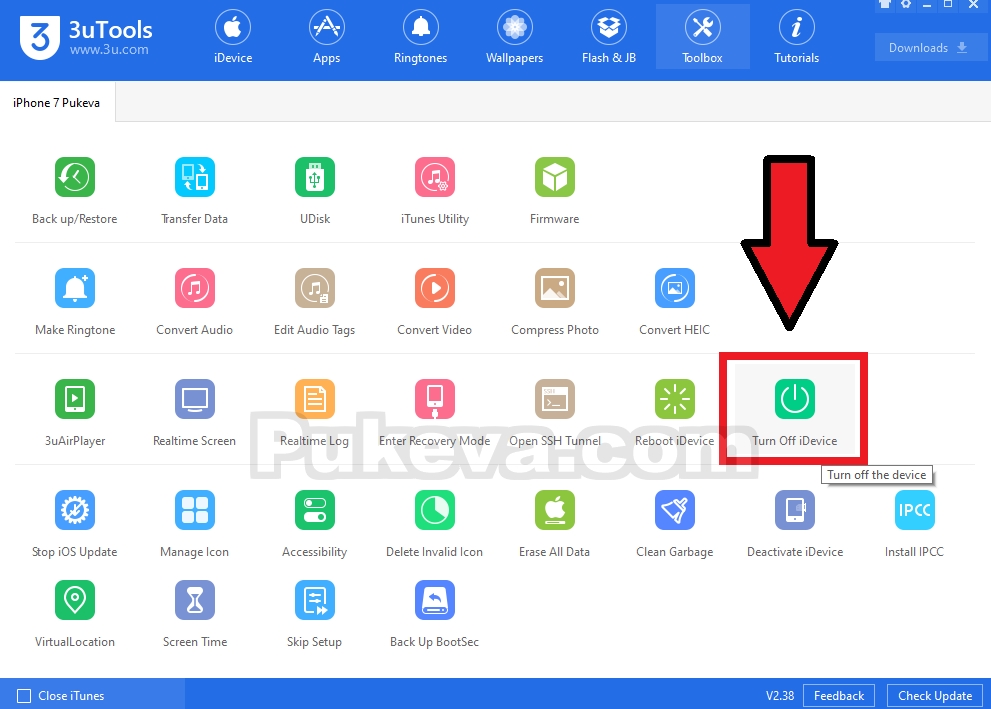 Cara Mematikan Iphone Tanpa Menyentuh Layar Melalui 3utools Pukeva