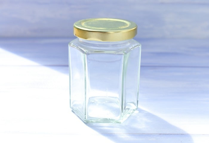 empty jam jar