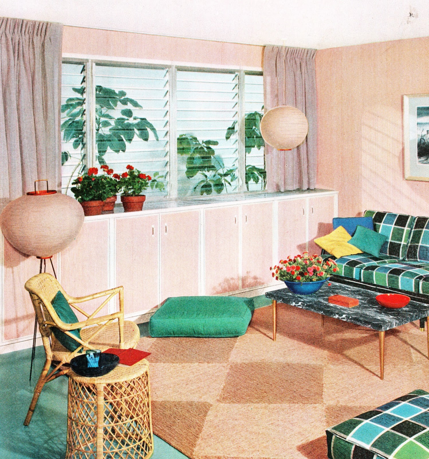 The Retro/Vintage Scan Emporium Mid century interiors