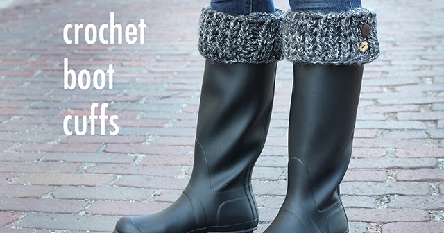 We Can Make Anything: crochet boot cuffs